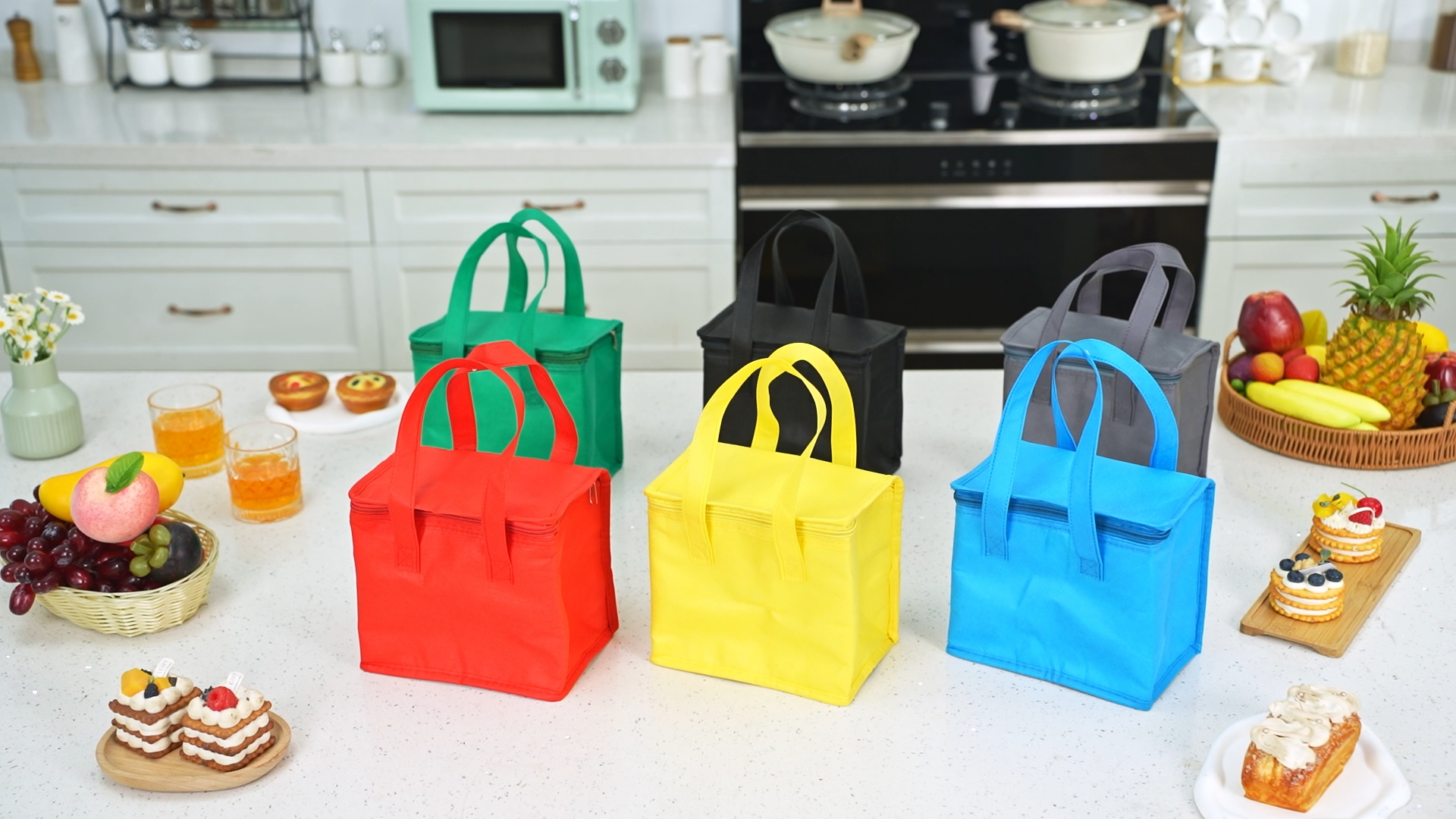 Amazon.com - Lallisa 24 Pack Insulated Lunch Bags Bulk Reusable